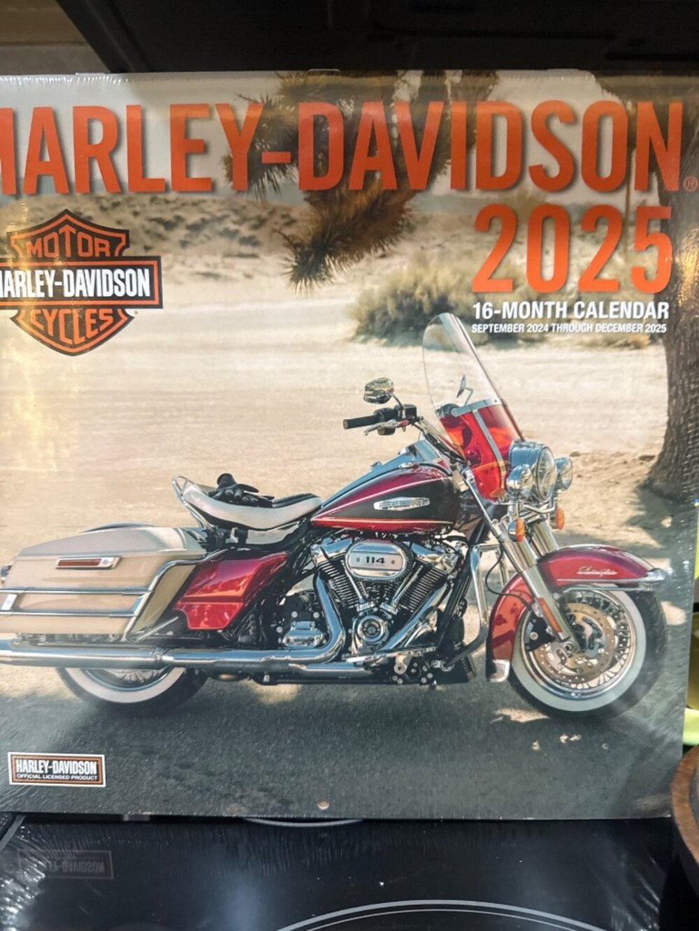 NEW-sealed-Harley-Davidson 2025 16-Month Wall Calendar September 2024 to Decembe